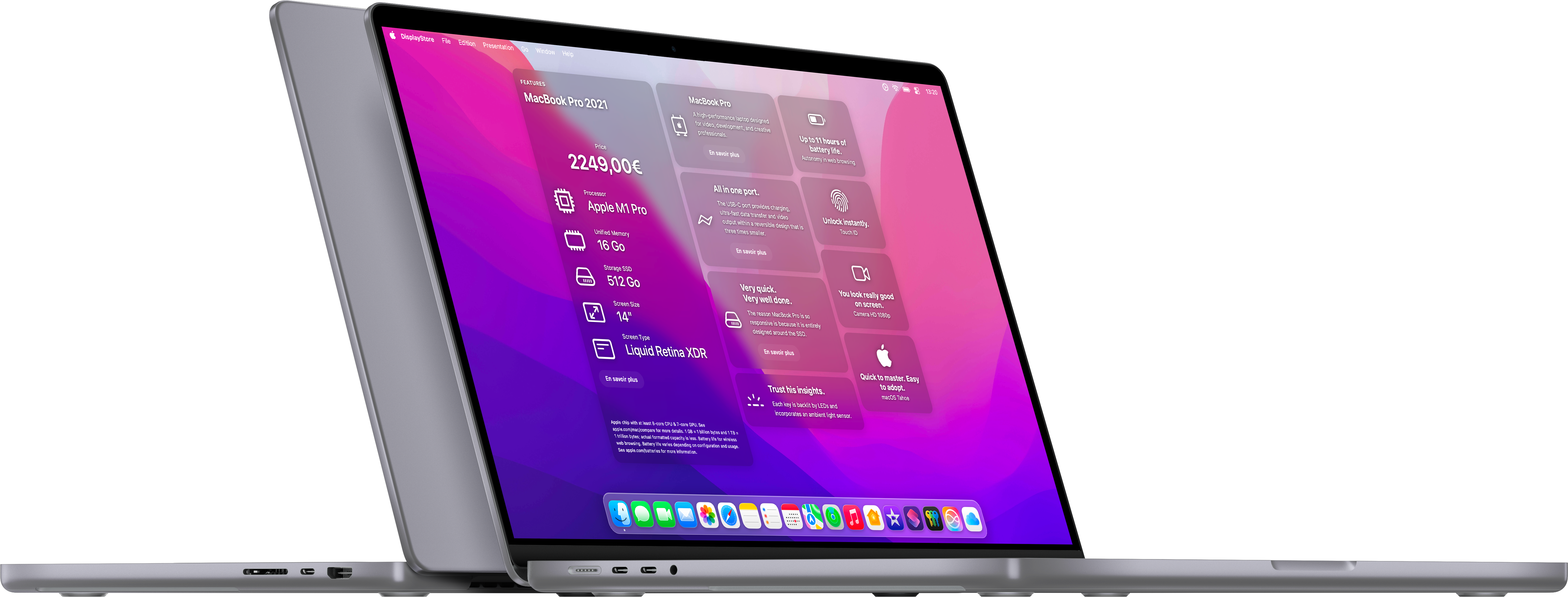 DisplayStore interface principale